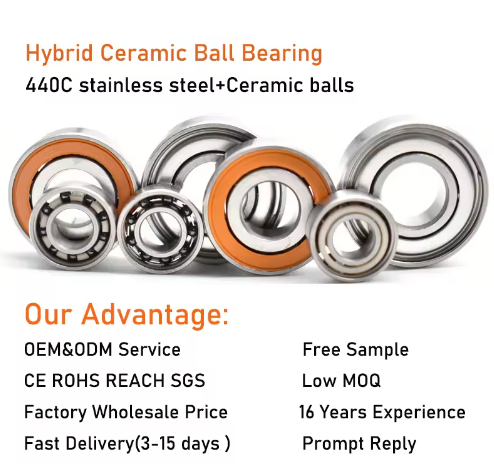 ABEC-7&ABEC-9 Ceramic Hybrid Ball Bearings