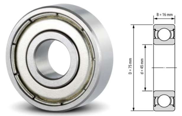 Needle Bearing for Printing Machines