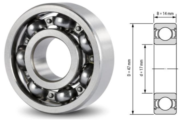 6303, 6303Z, 6303ZZ, 6303RS, 6303-2RS Ball Bearings 17x47x14mm – Deep Groove Ball Bearings for Industrial & Mechanical Applications
