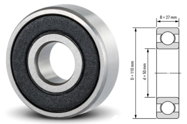 6310, 6310Z, 6310ZZ, 6310RS, 6310-2RS Ball Bearings 50x110x27mm – Deep Groove Ball Bearings for Industrial & Mechanical Equipment
