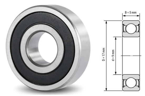 689, 689Z, 689ZZ, 689RS, 689-2RS Ball Bearings 9x17x5mm – Ultra-Miniature Deep Groove Ball Bearings for High-Speed & Precision Micro Mechanical Systems
