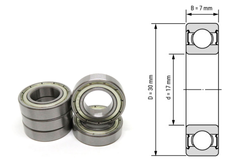 6903, 6903Z, 6903ZZ, 6903RS, 6903-2RS Deep Groove Ball Bearings 17x30x7mm – Compact Precision Bearings for High-Speed & Light-to-Medium Duty Mechanical Systems