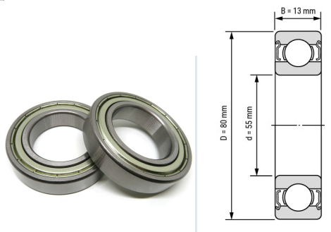 Needle Bearing for Printing Machines